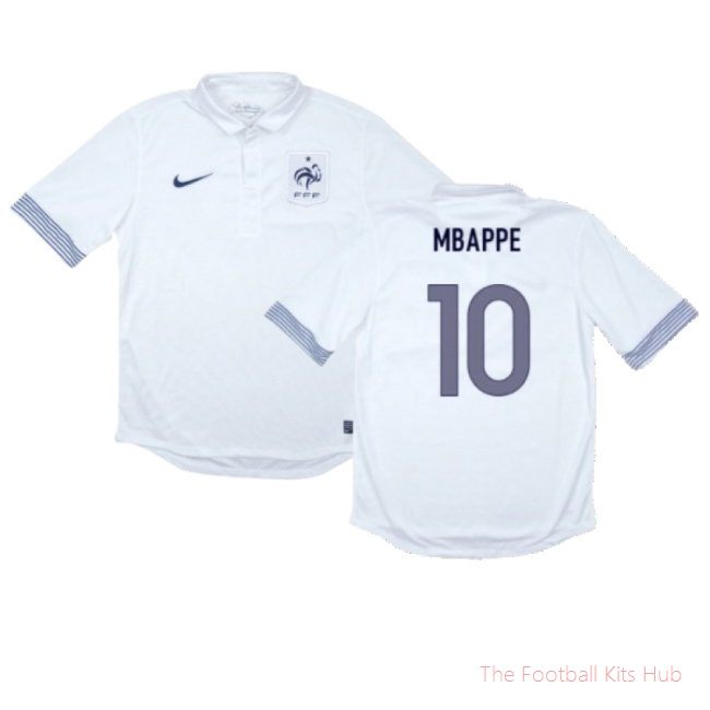 France 2012-13 Away Shirt (Excellent) (MBAPPE 10)-unisoccer store